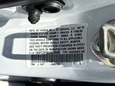 2018 Honda Civic Sedan LX