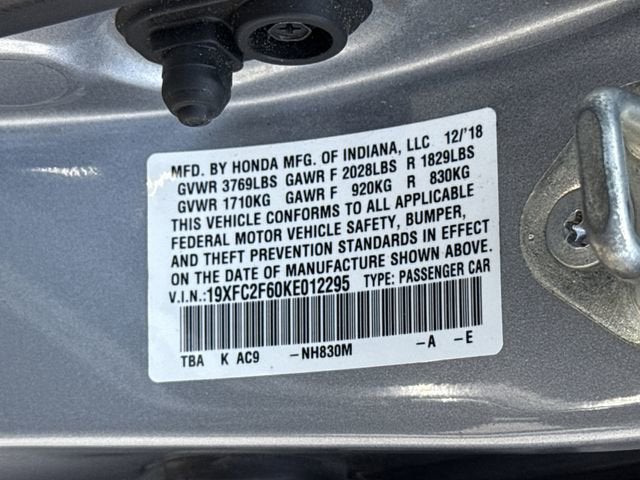 2019 Honda Civic Sedan LX