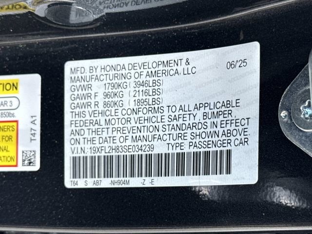 2025 Honda Civic Hatchback Sport