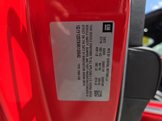 2017 Chevrolet Corvette Grand Sport Grand Sport 3LT