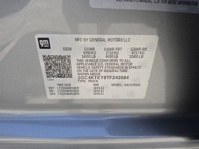 2026 Chevrolet Silverado 3500 HD LT DRW