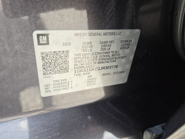 2018 GMC Yukon XL SLT