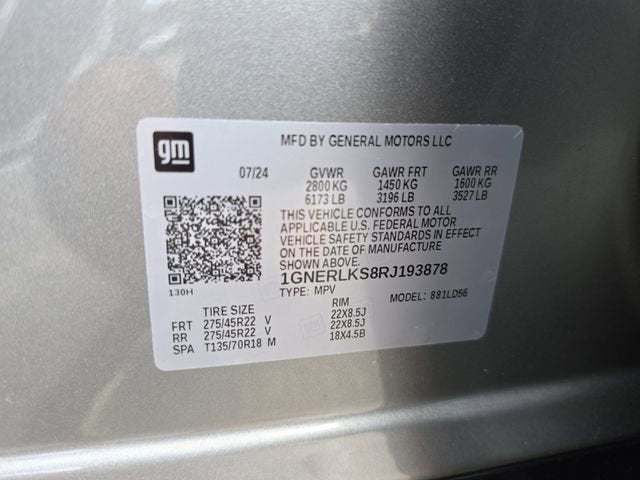 2024 Chevrolet Traverse RS