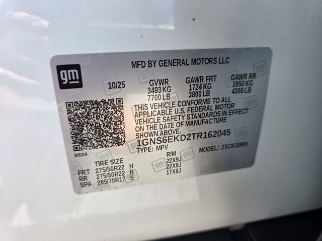 2026 Chevrolet Suburban RST