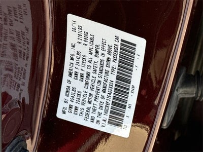 2014 Honda Accord Hybrid 4DR SDN