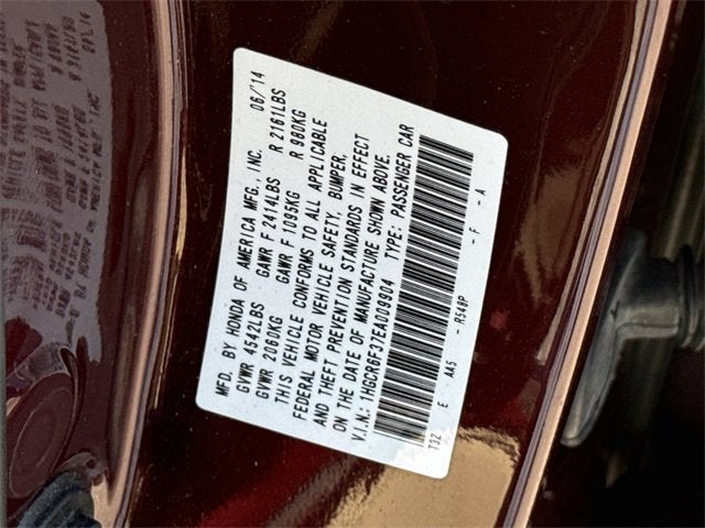 2014 Honda Accord Hybrid 4DR SDN