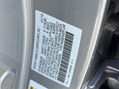 2018 Honda Accord Sedan EX 1.5T