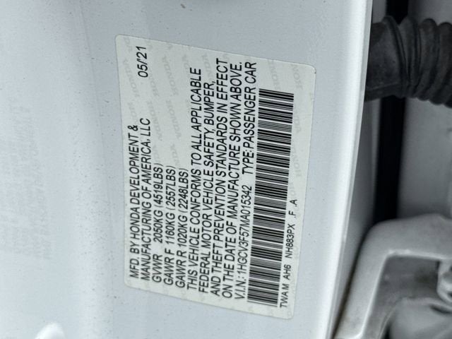 2021 Honda Accord Hybrid EX-L