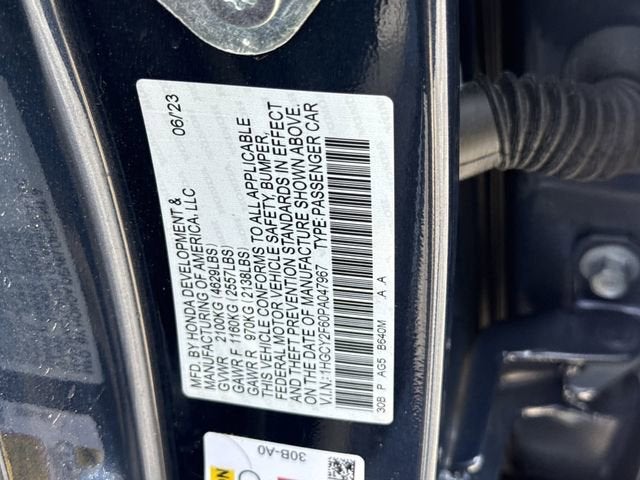 2023 Honda Accord Hybrid EX-L