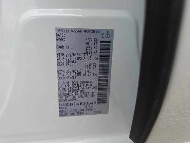 2024 Nissan Frontier SV