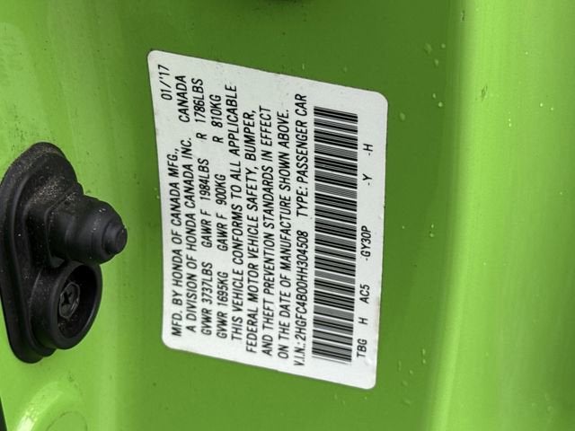 2017 Honda Civic Coupe LX-P