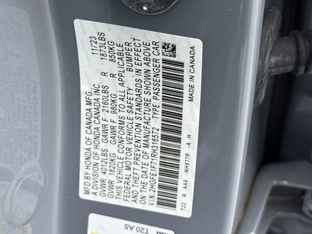 2024 Honda Civic Sedan EX