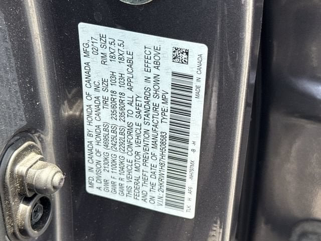 2017 Honda CR-V EX-L