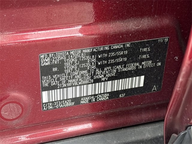 2020 Toyota RAV4 Limited