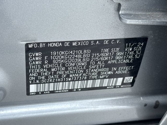 2025 Honda HR-V LX