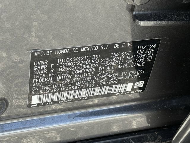 2025 Honda HR-V LX