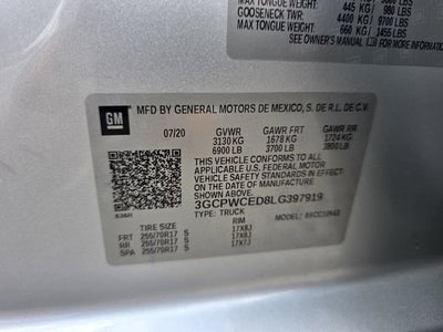 2020 Chevrolet Silverado 1500 LT