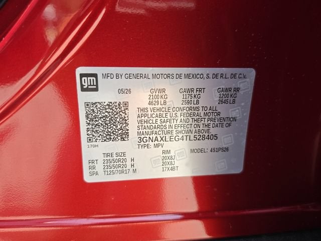 2026 Chevrolet Equinox RS