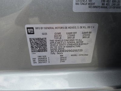 2025 GMC Sierra 1500 SLT