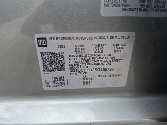 2025 GMC Sierra 1500 SLT