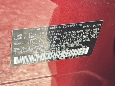2025 Subaru Ascent Limited
