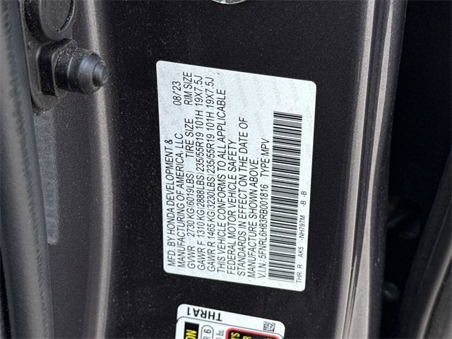 2024 Honda Odyssey Touring