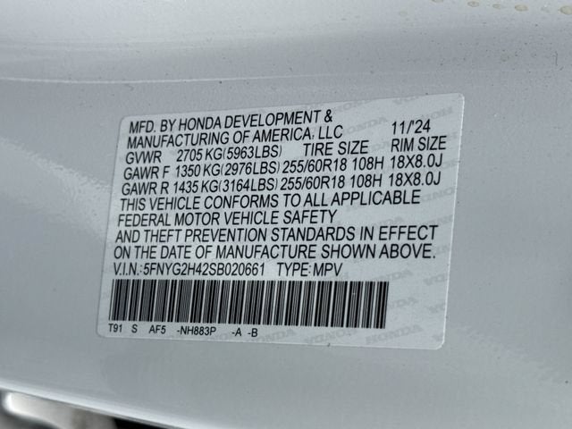 2025 Honda Pilot EX-L
