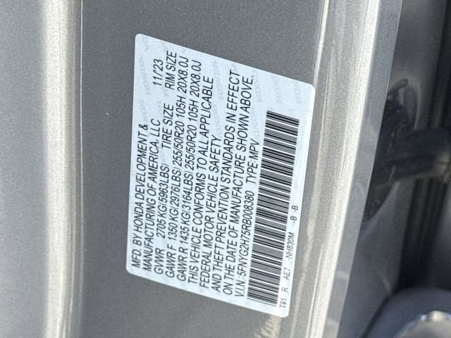 2024 Honda Pilot Touring