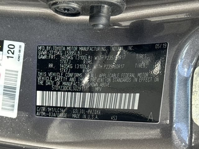 2020 Toyota Sienna XLE Auto Access Seat