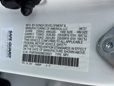 2021 Honda CR-V Hybrid Touring
