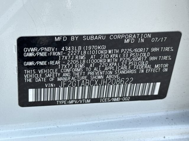 2018 Subaru Crosstrek Premium
