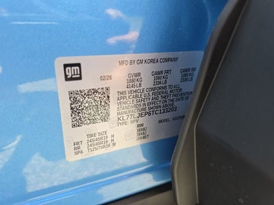 2026 Chevrolet Trax 2RS