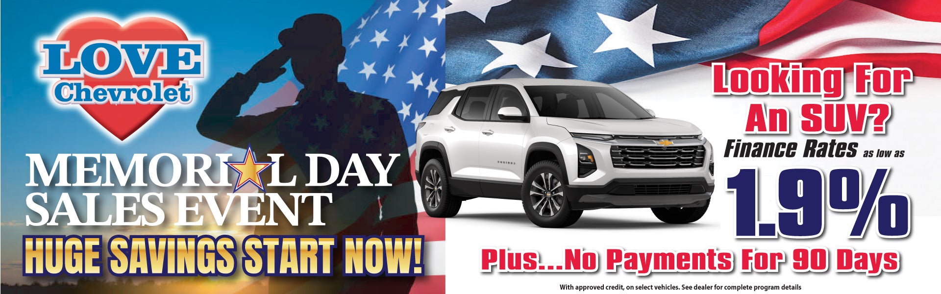 Memorial Day Sales Event