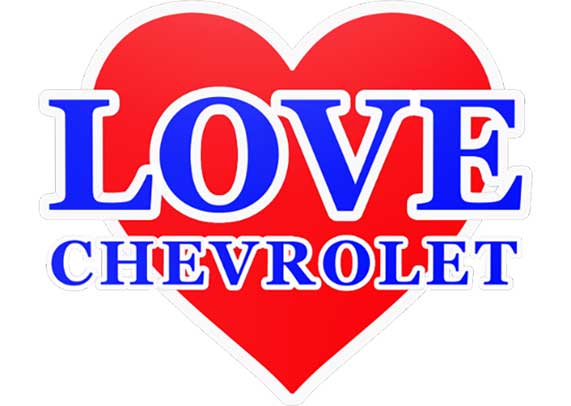 Love Chevrolet heart logo